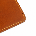 Slim Leather Card Wallet (RFID Protected) - Tan