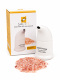 Himalayan Salt Pipe Inhaler - Refillable Ceramic Inhaler with 120g Pink Himalayan Salt