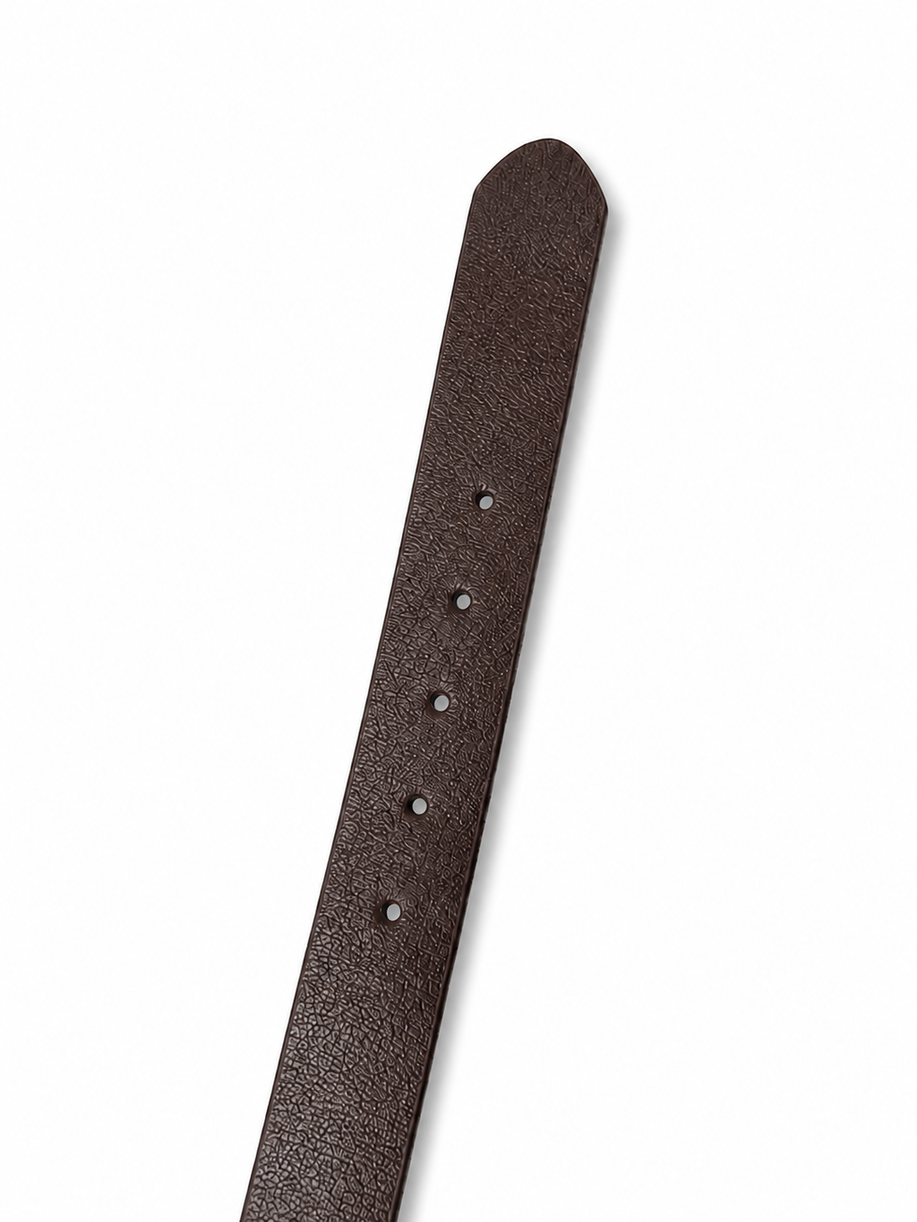Brown Full-Grain Leather Belt — Classic Buckle