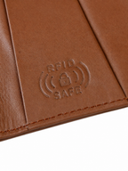 Slim Leather Card Wallet (RFID Protected) - Brown