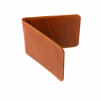 Slim Leather Card Wallet (RFID Protected) - Tan