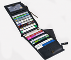 AIRA Genuine Leather RFID Long Wallet – Black
