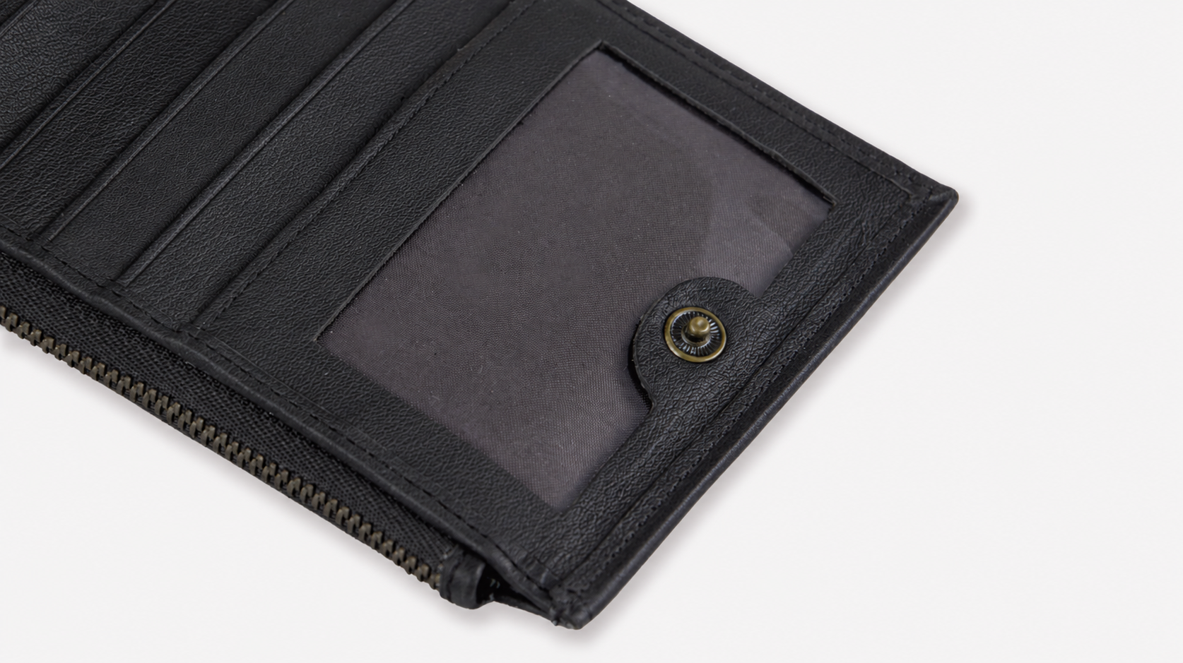 AIRA Genuine Leather RFID Long Wallet – Black