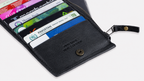 AIRA Genuine Leather RFID Long Wallet – Black