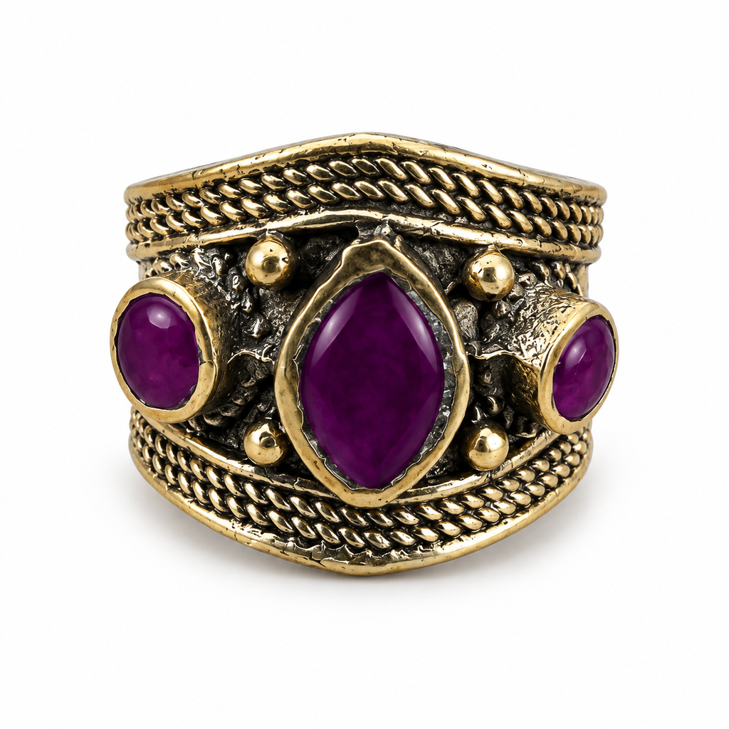 Adjustable Handmade Statement Ring