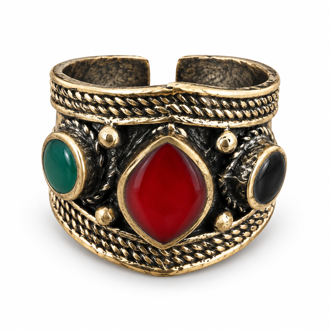 Adjustable Handmade Statement Ring