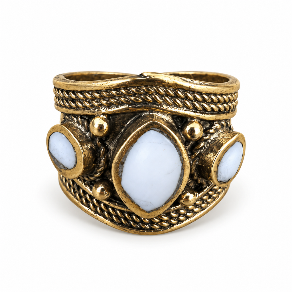 Adjustable Handmade Statement Ring