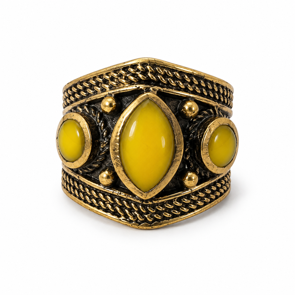 Adjustable Handmade Statement Ring