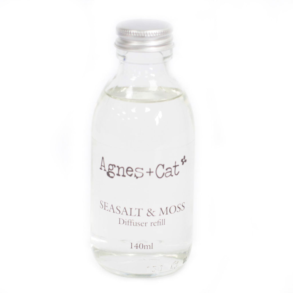 Agnes + Cat Reed Diffuser Refill - Seasalt and Moss 140ml