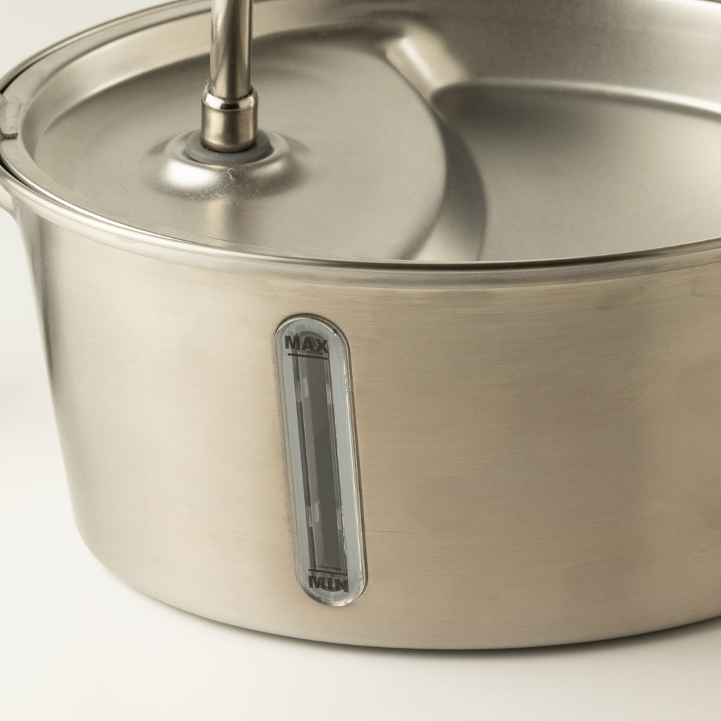 PAW Food Bowls - Electric Water Fountain 2.5 Litre - USB - Stainless Steel (304)