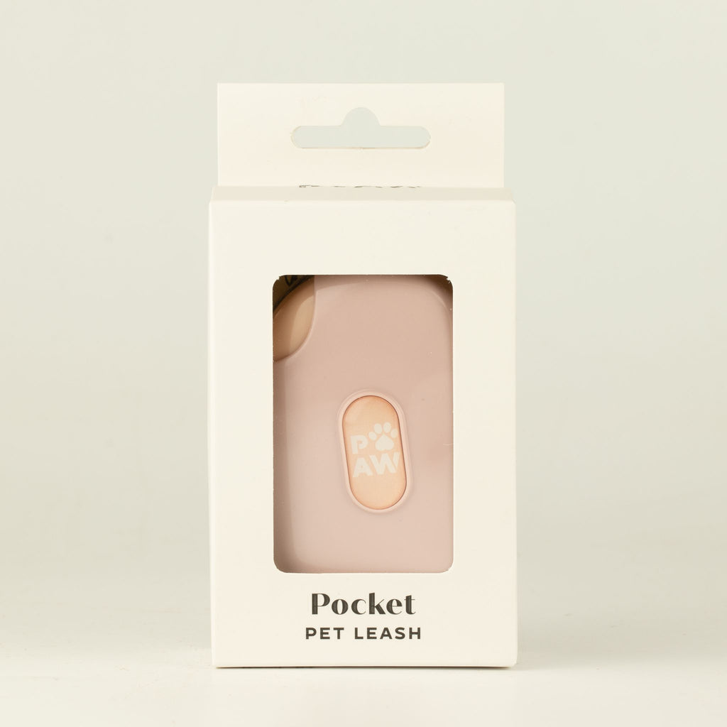 Paw Pet Lead - Pocket Pod - Pink - 1.5m