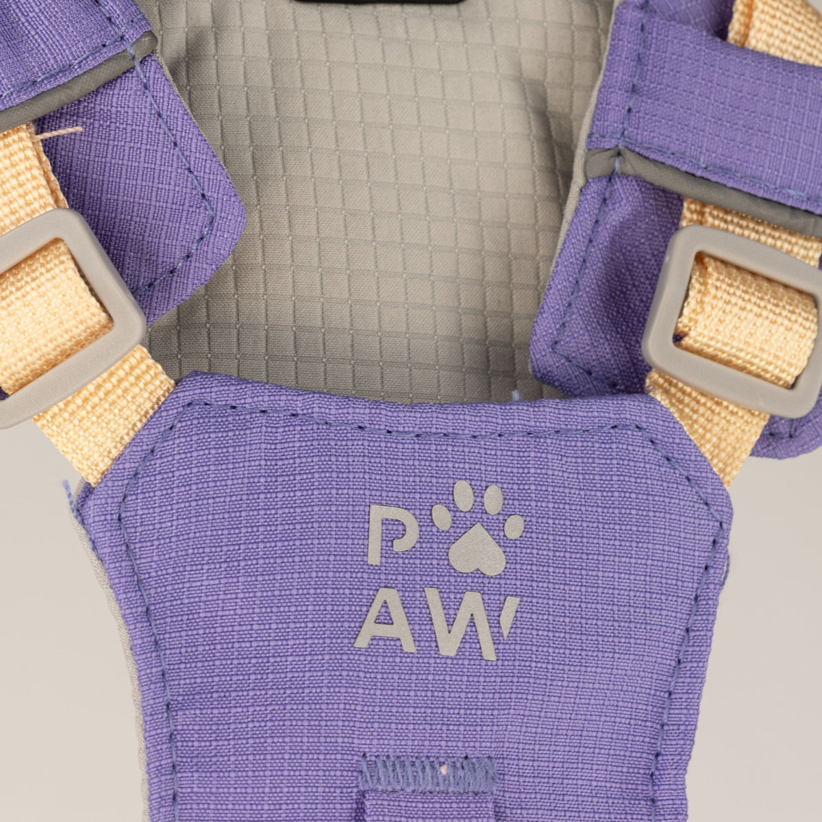 PAW - XS (2-4Kg) Dog Step-in Guardian Harness with Reflective Mesh - Lavender - Amethyst Charm