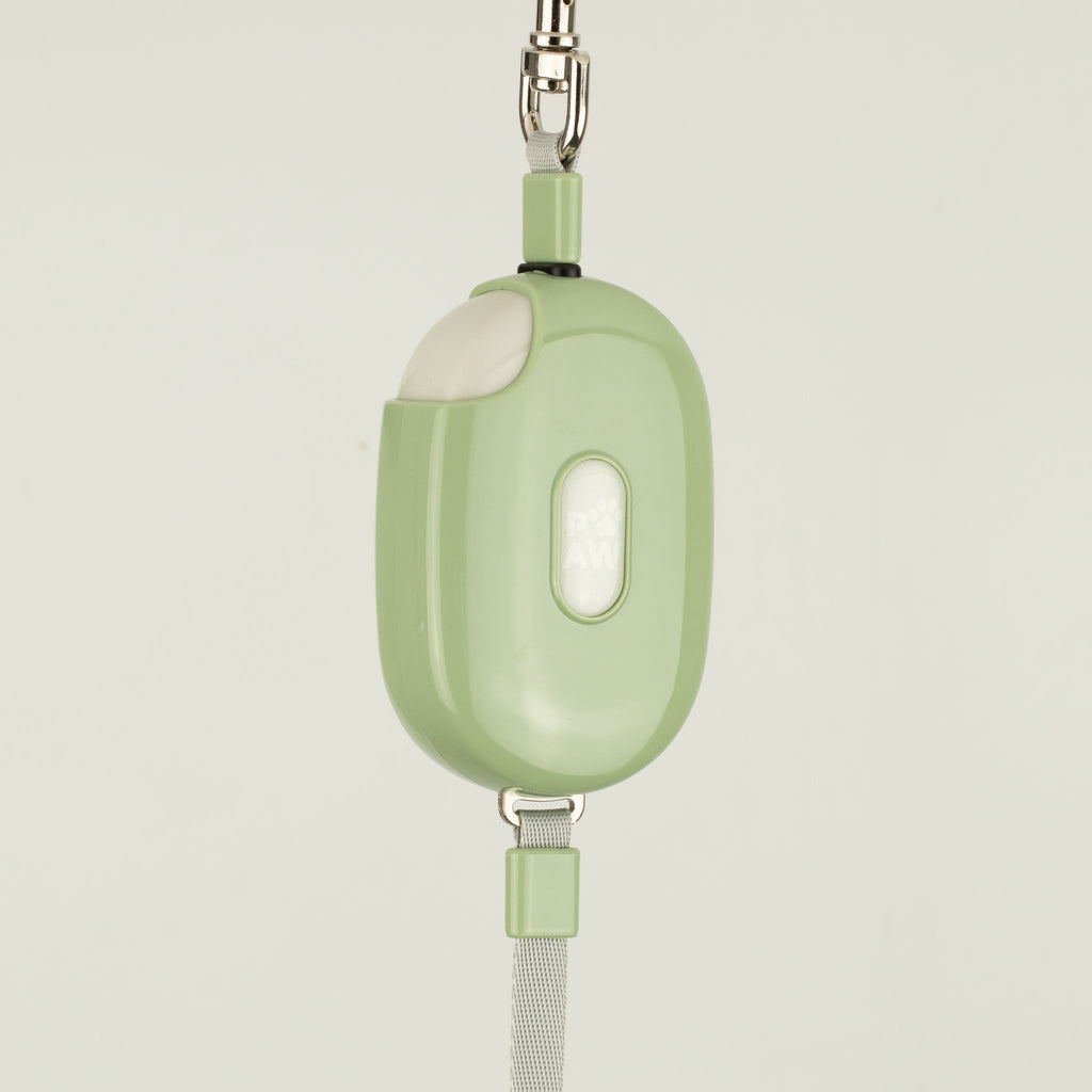 Paw Pet Lead - Pocket Pod - Green - 1.5m