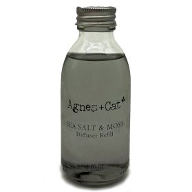 Agnes + Cat Reed Diffuser Refill - Seasalt and Moss 140ml