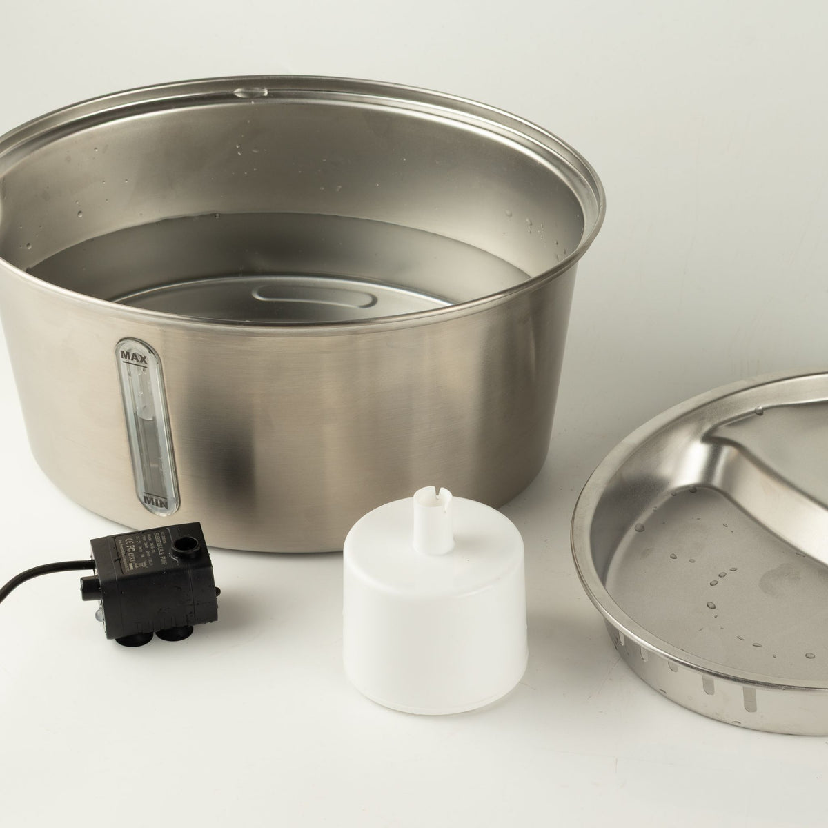 PAW Food Bowls - Electric Water Fountain 2.5 Litre - USB - Stainless Steel (304)