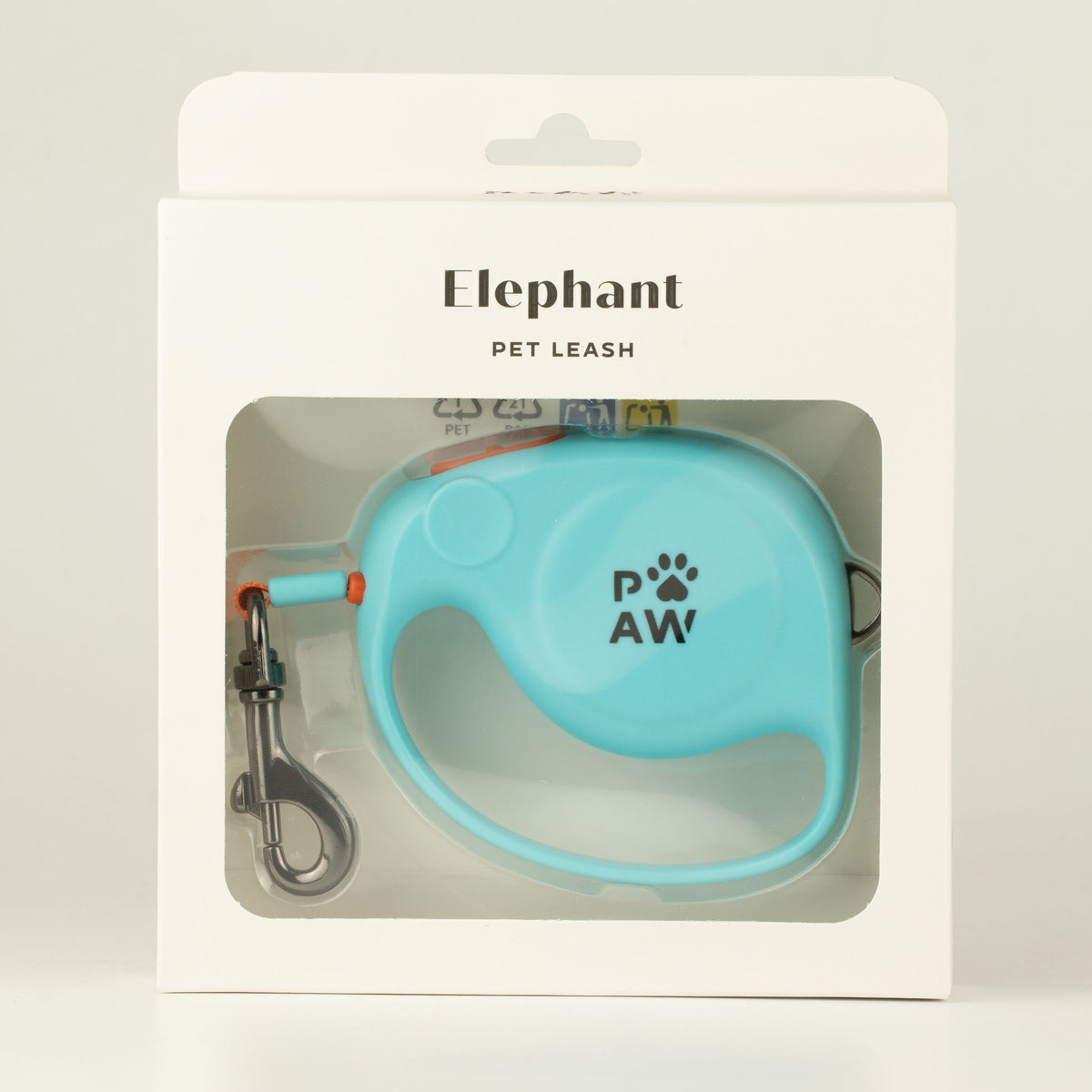 Paw Pet Lead - Elephant Strap - Blue - 2m