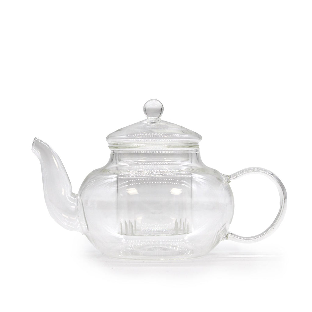 Glass Infuser Teapot – Gift Boxed - Round Pearl - 400ml