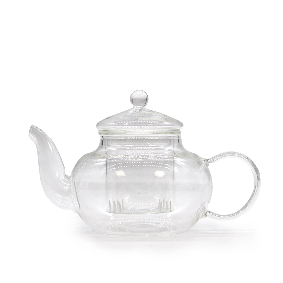 Glass Infuser Teapot – Gift Boxed - Round Pearl - 400ml