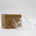 Glass Infuser Teapot – Gift Boxed - Round Pearl - 400ml