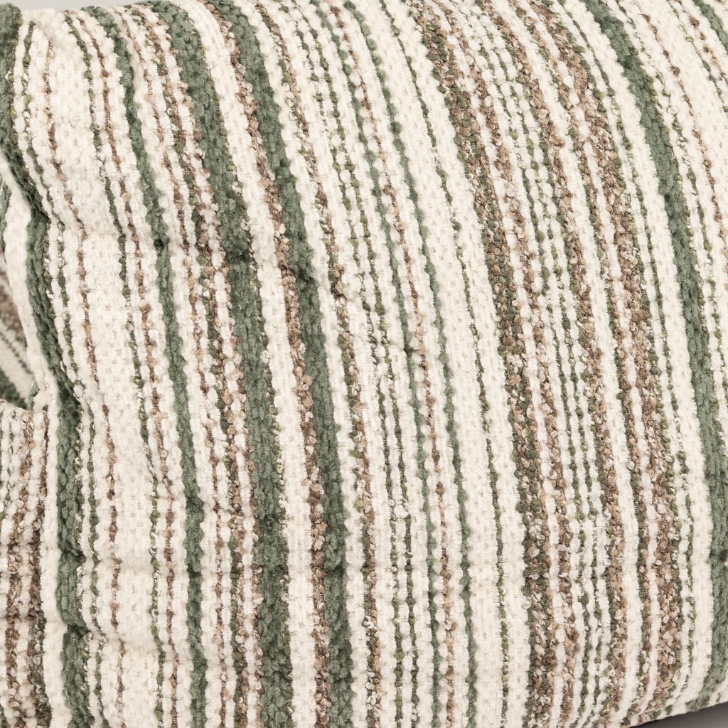 PAW Bed – Medium Sofa – Brown Stripes – 60 × 60 × 28cm