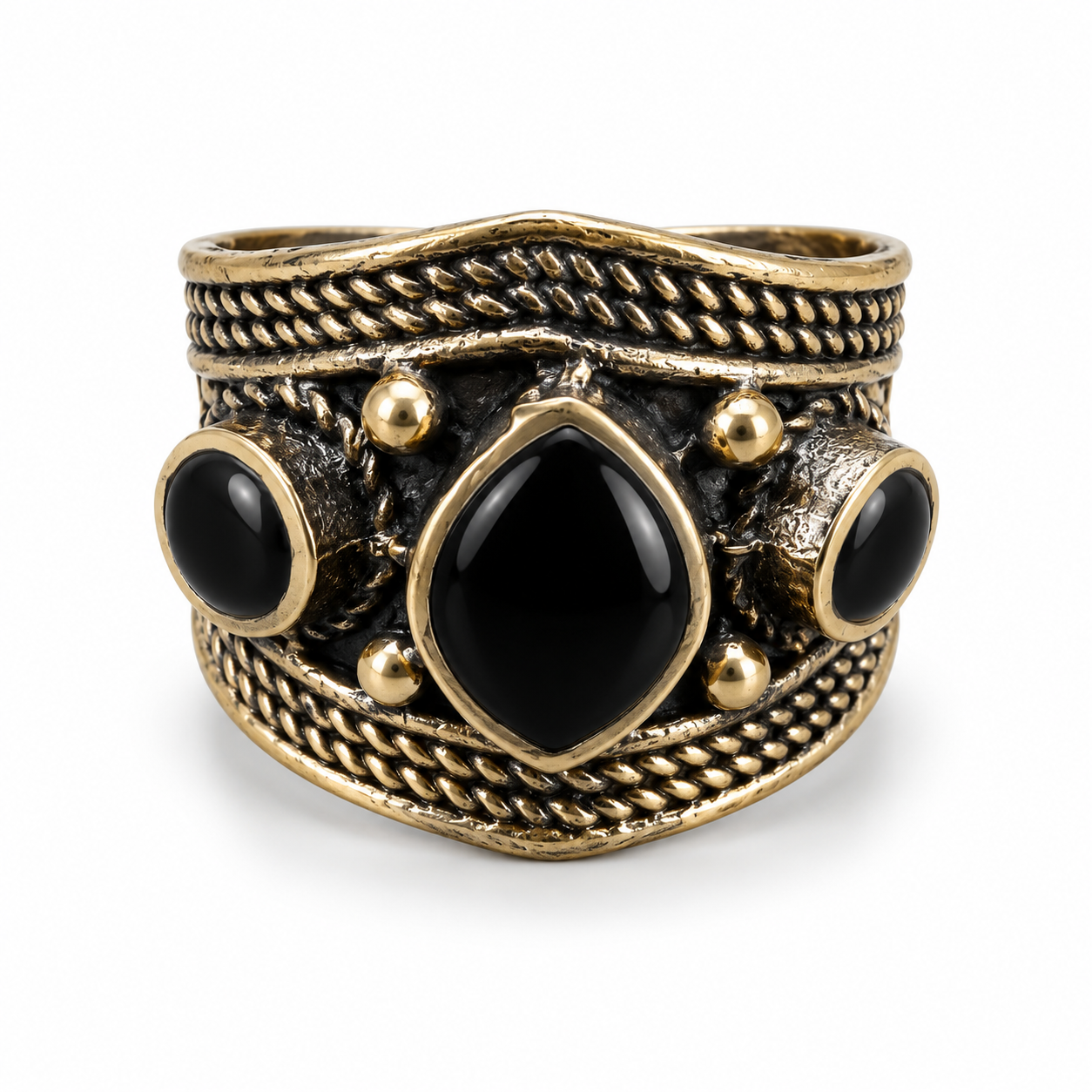 Adjustable Handmade Statement Ring