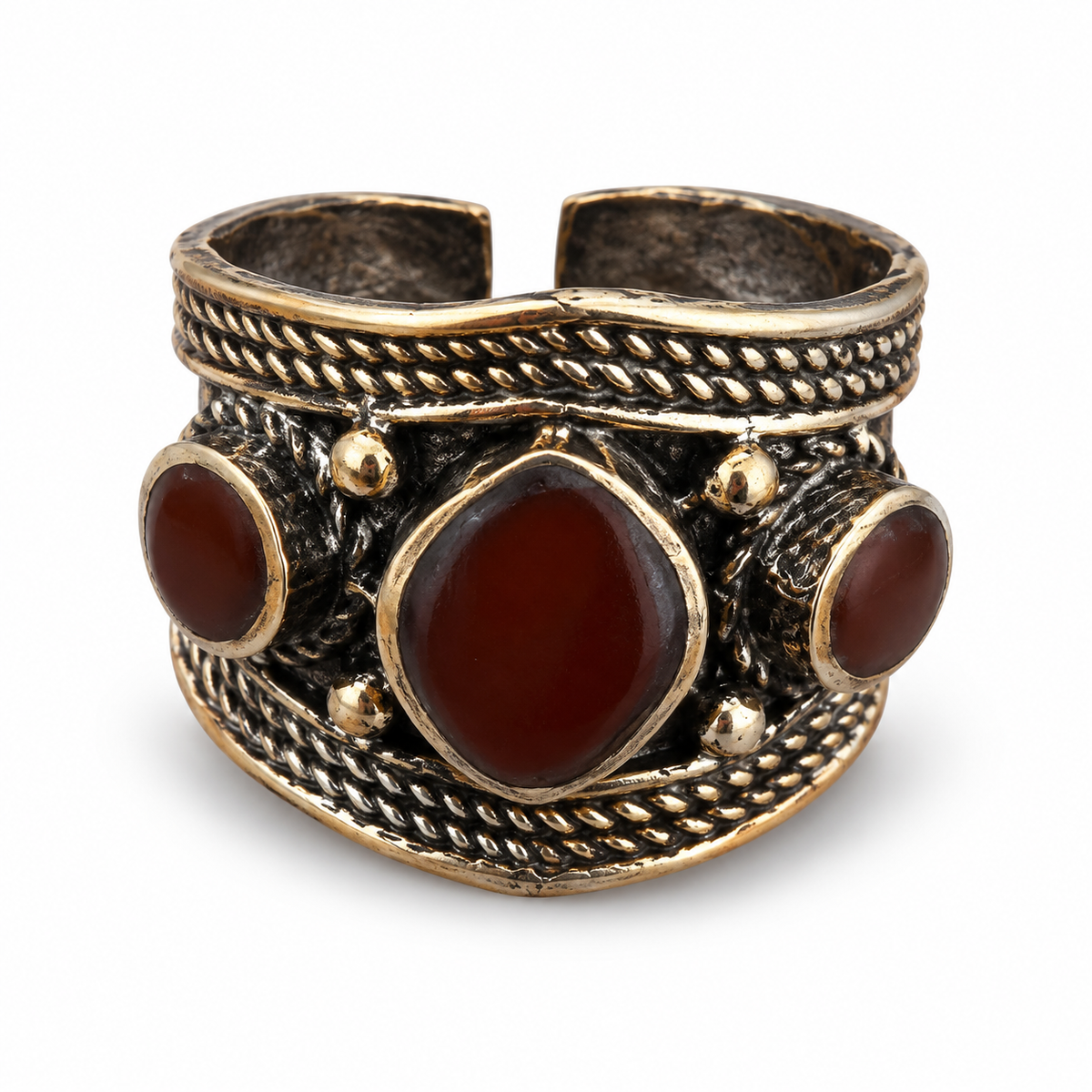 Adjustable Handmade Statement Ring