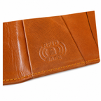 Slim Leather Card Wallet (RFID Protected) - Tan