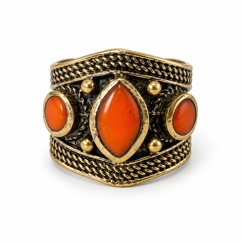 Adjustable Handmade Statement Ring