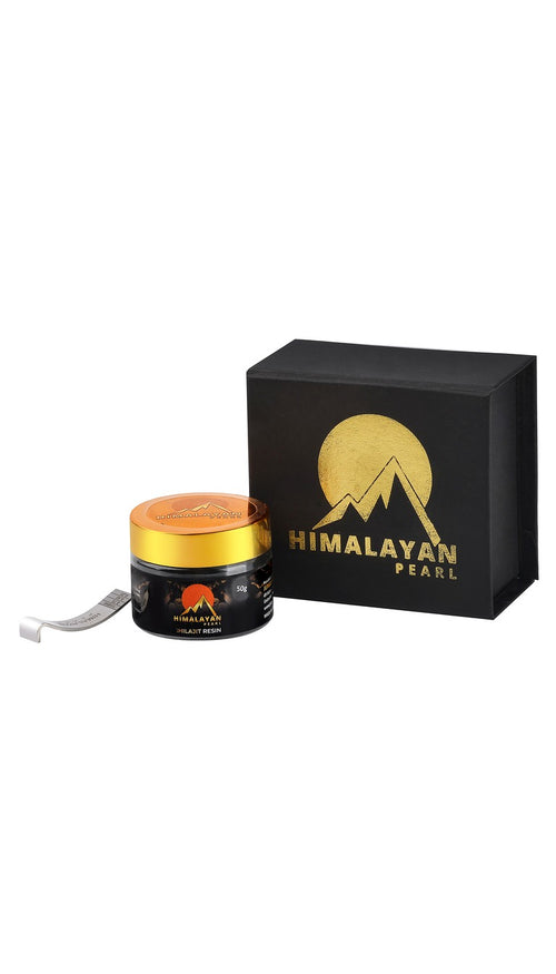 Himalayan Pearl Shilajit Resin - 50g Pure Organic Himalayan Shilajit with Fulvic Acid & Minerals