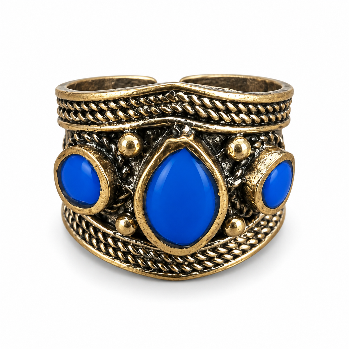 Adjustable Handmade Statement Ring